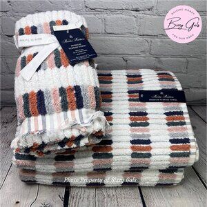 BROOKS BROTHERS Mosaic Tiles Bath Hand Towels Set of 4 - Turkish